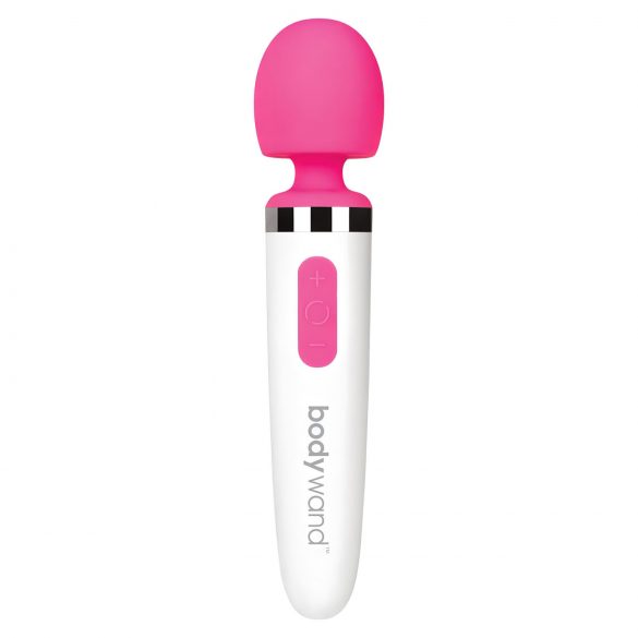 Bodywand Aqua Mini - wiederaufladbarer, wasserdichter Massage-Vibrator (weiß-pink)