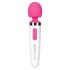 Bodywand Aqua Mini - wiederaufladbarer, wasserdichter Massage-Vibrator (weiß-rosa) 