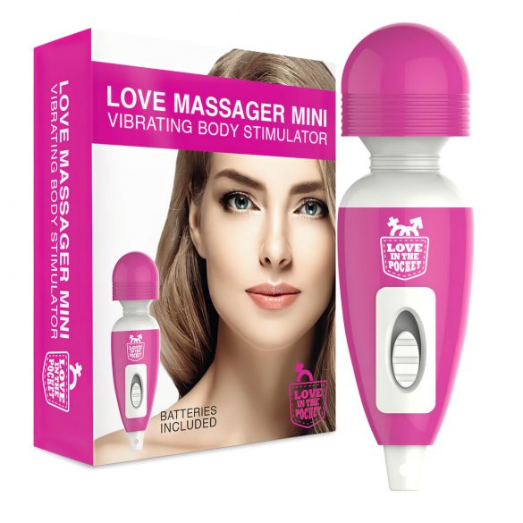 Liebeszauberstab - Mini-Massage-Vibrator (rosa) 