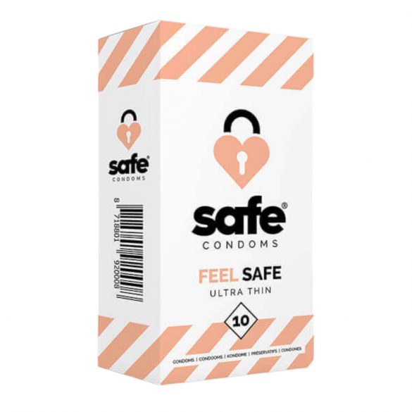 SAFE Feel Safe - Dünne Kondome (10 Stück) 