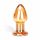 GLAS Over Easy - Glas Anal Dildo (Gold) 