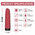 Magic Motion Awaken - intelligenter, akku-betriebener Mini-Stabvibrator (rot) 