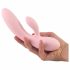 FEELZTOYS Lea - aufladbarer, wasserdichter Vibrator mit zwei Motoren (pink) 