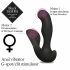 FEELZTOYS Black Jamba - akkubetriebener, funkgesteuerter, beheizter Analvibrator (schwarz) 