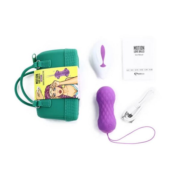 FEELZTOYS Twisty - Funk, wasserdichtes, rotierendes Vibrator Ei (Lila) 