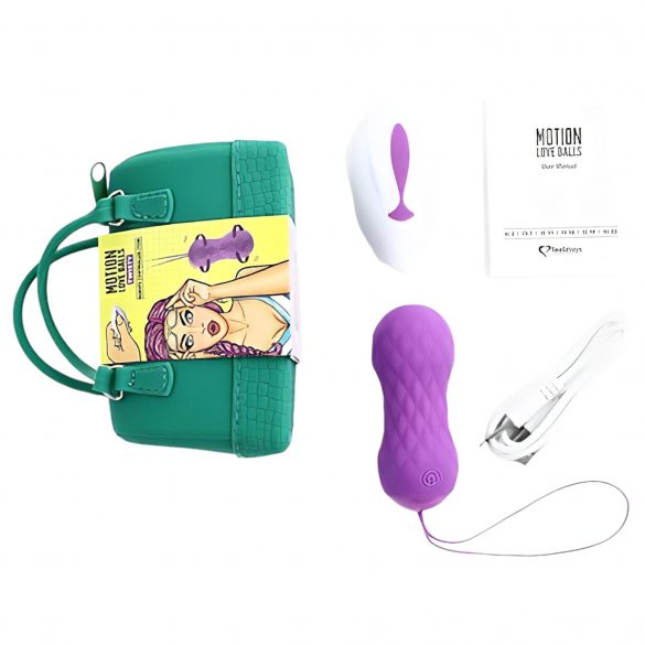 FEELZTOYS Twisty - Funk, wasserdichtes, rotierendes Vibrator Ei (Lila) 