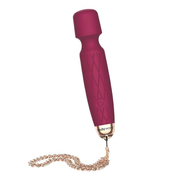 Bodywand Luxe - Akkubetriebener, mini Massage-Vibrator (dunkelrosa) 