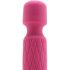 Bodywand Luxe - Akkubetriebener, mini Massage-Vibrator (dunkelrosa) 