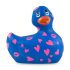 Mein Duckie Romance 2.0 - wasserdichter Klitoris-Vibrator (blau-pink) 