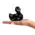 Mein Duckie Romance 2.0 - Ente wasserdichte Klitorisvibrator (schwarz-gold) 