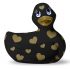 Mein Duckie Romance 2.0 - Ente wasserdichte Klitorisvibrator (schwarz-gold) 