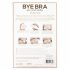 Bye Bra D-F - unsichtbares Brusthebeband - pink (3 Paar) 