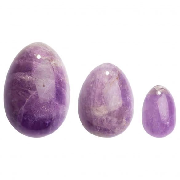 La Gemmes Yoni - Vaginalkugel-Set - Amethyst (3 Stück) 