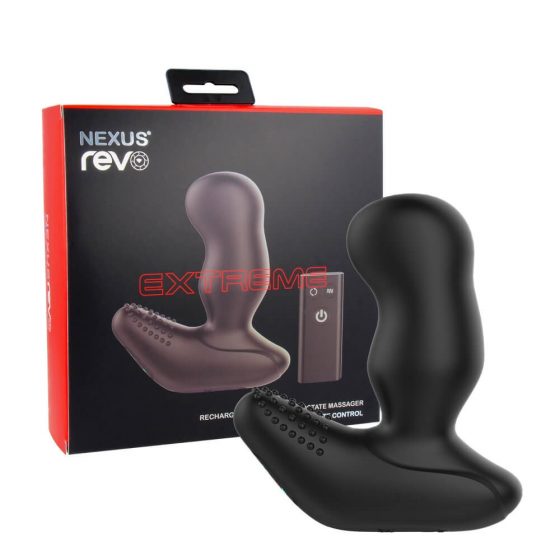 Nexus Revo Extreme - akkubetriebener, kabelloser, rotierender Prostata-Vibrator (schwarz)