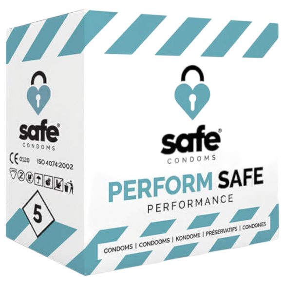 SAFE Perform Safe - große Kondome (5 Stück) 