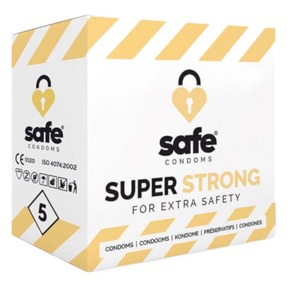 SAFE Super Strong - Extra starke Kondome (5 Stück)