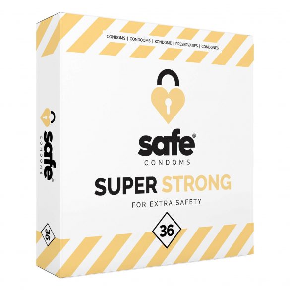 SAFE Super Strong - Extra starke Kondome (36 Stück) 