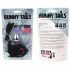 FEELZTOYS Bunny Tails - Metall Analplug mit Hasenschwanz (silber-schwarz)