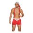 Obsessive Mr Claus - Weihnachtsmann Kostüm Set (2-teilig) - rot  - L/XL