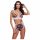 Baci - Blumige Spitzen-BH-Set mit hohem Bund - M/L