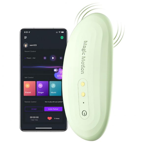 Magic Motion Nyx - intelligenter Slipvibrator (grün)