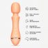 Vush Majesty 2 - wiederaufladbarer, wasserdichter Massage-Vibrator (Orange)